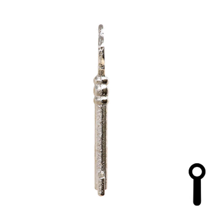 Uncut Key Blank | Bit Key | 21B Flat Steel-Bit-Tubular-Key Ilco