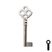 Uncut Key Blank | Bit Key | 21B Flat Steel-Bit-Tubular-Key Ilco