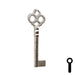 Uncut Key Blank | Bit Key | 21B Flat Steel-Bit-Tubular-Key Ilco