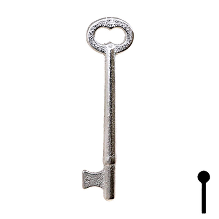 Uncut Key Blank | Bit Key | 49B Flat Steel-Bit-Tubular-Key Ilco