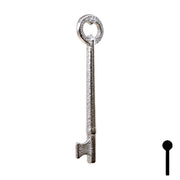 Uncut Key Blank | Bit Key | 49B Flat Steel-Bit-Tubular-Key Ilco
