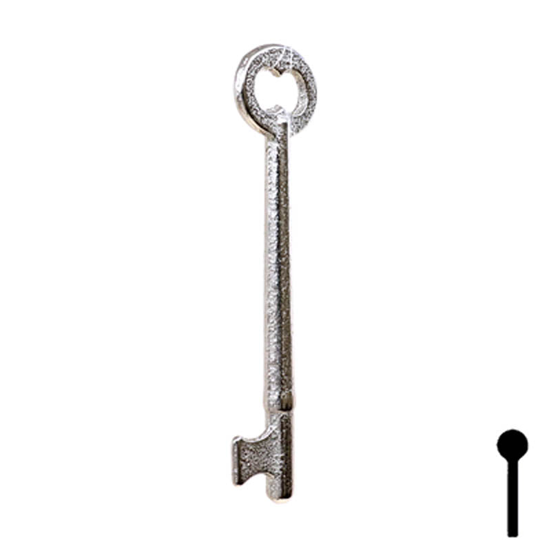Uncut Key Blank | Bit Key | 49B Flat Steel-Bit-Tubular-Key Ilco