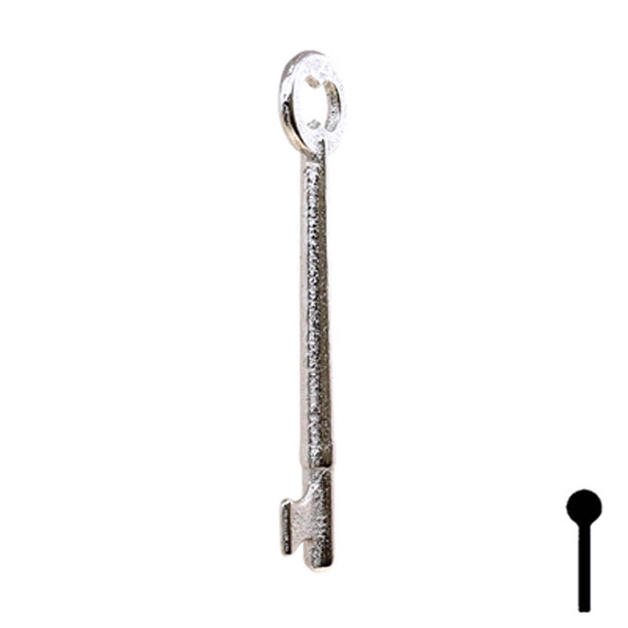 Uncut Key Blank | Bit Key | 49B Flat Steel-Bit-Tubular-Key Ilco