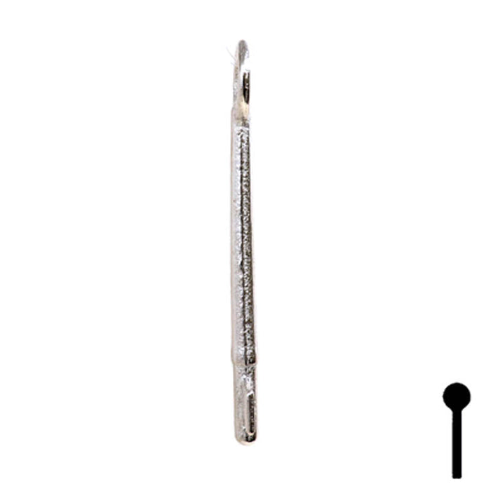 Uncut Key Blank | Bit Key | 49B Flat Steel-Bit-Tubular-Key Ilco