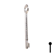 Uncut Key Blank | Bit Key | 49B Flat Steel-Bit-Tubular-Key Ilco