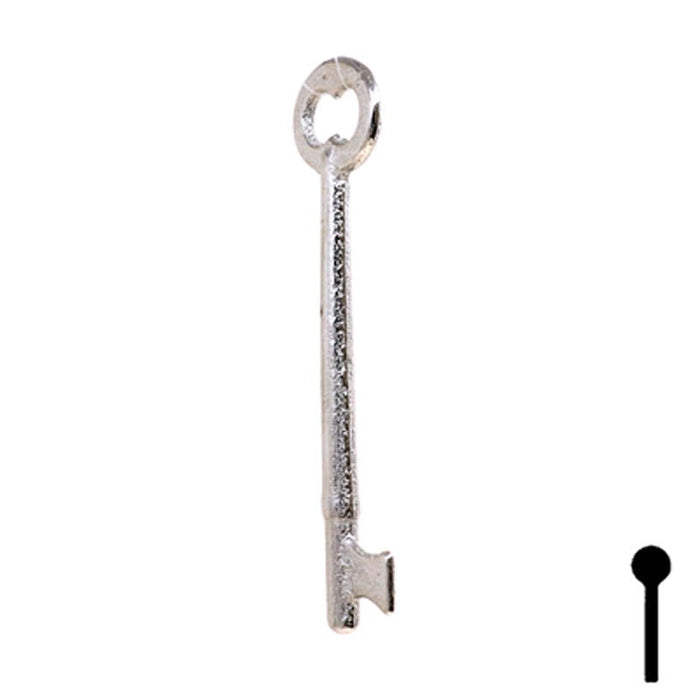 Uncut Key Blank | Bit Key | 49B Flat Steel-Bit-Tubular-Key Ilco