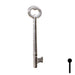 Uncut Key Blank | Bit Key | 49B Flat Steel-Bit-Tubular-Key Ilco