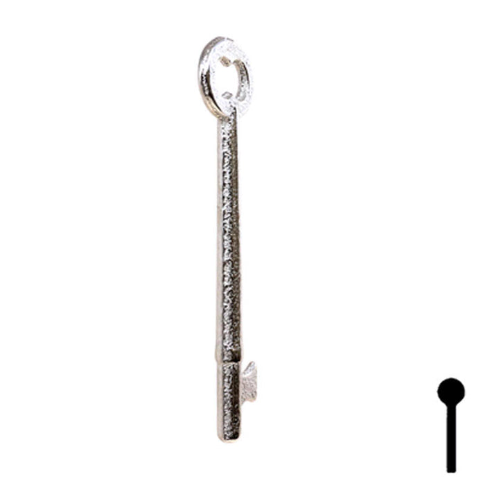 Uncut Key Blank | Bit Key | 49B Flat Steel-Bit-Tubular-Key Ilco