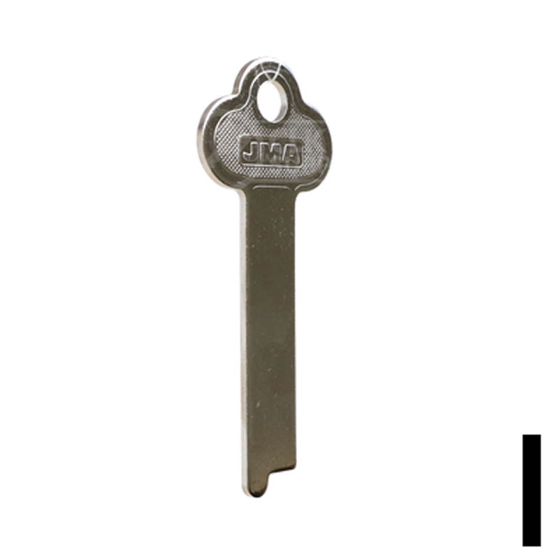 Uncut Key Blank | Diebold | DIE-1 Flat Steel-Bit-Tubular-Key JMA USA