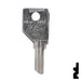 Uncut Key Blank | Dominion Lock | 1866, DO3 Flat Steel-Bit-Tubular-Key Ilco