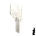 Uncut Key Blank | Dominion Lock | 1866, DO3 Flat Steel-Bit-Tubular-Key Ilco