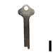 Uncut Key Blank | Eagle | 1215A Flat Steel-Bit-Tubular-Key Ilco