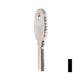 Uncut Key Blank | Eagle, Bell | BD128 Flat Steel-Bit-Tubular-Key Framon Manufacturing Company, Inc