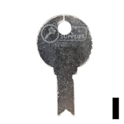 Uncut Key Blank | Eagle, Bell | BD128 Flat Steel-Bit-Tubular-Key Framon Manufacturing Company, Inc
