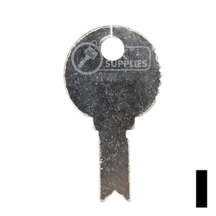 Uncut Key Blank | Eagle, Bell | BD128 Flat Steel-Bit-Tubular-Key Framon Manufacturing Company, Inc