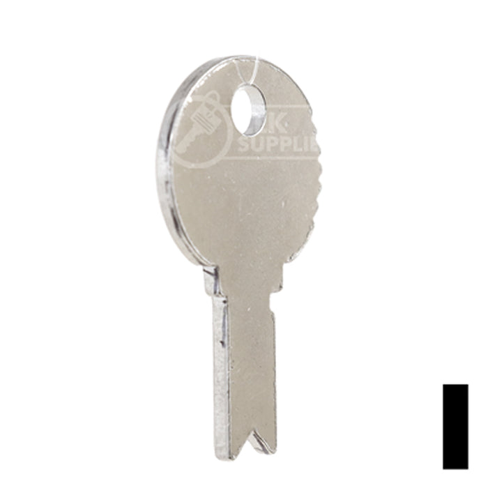 Uncut Key Blank | Eagle, Bell | BD128 Flat Steel-Bit-Tubular-Key Framon Manufacturing Company, Inc