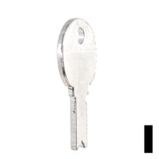 Uncut Key Blank | Eagle, Bell | BD128 Flat Steel-Bit-Tubular-Key Framon Manufacturing Company, Inc