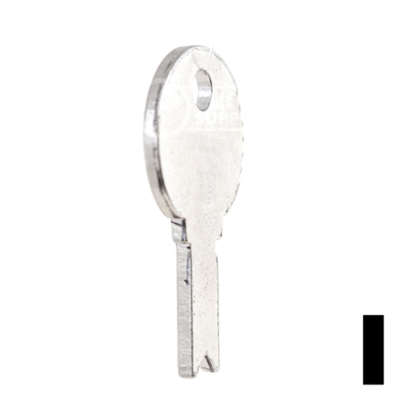 Uncut Key Blank | Eagle, Bell | BD128 Flat Steel-Bit-Tubular-Key Framon Manufacturing Company, Inc