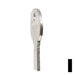 Uncut Key Blank | Eagle, Bell | BD128 Flat Steel-Bit-Tubular-Key Framon Manufacturing Company, Inc