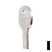 Uncut Key Blank | Eagle, Bell | BD128 Flat Steel-Bit-Tubular-Key Framon Manufacturing Company, Inc