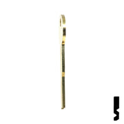 Uncut Key Blank | Flat Steel | LB3 Flat Steel-Bit-Tubular-Key Ilco