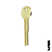 Uncut Key Blank | Flat Steel | LB3 Flat Steel-Bit-Tubular-Key Ilco