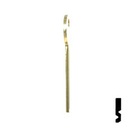 Uncut Key Blank | Flat Steel | LB3 Flat Steel-Bit-Tubular-Key Ilco