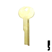 Uncut Key Blank | Flat Steel | LB3 Flat Steel-Bit-Tubular-Key Ilco
