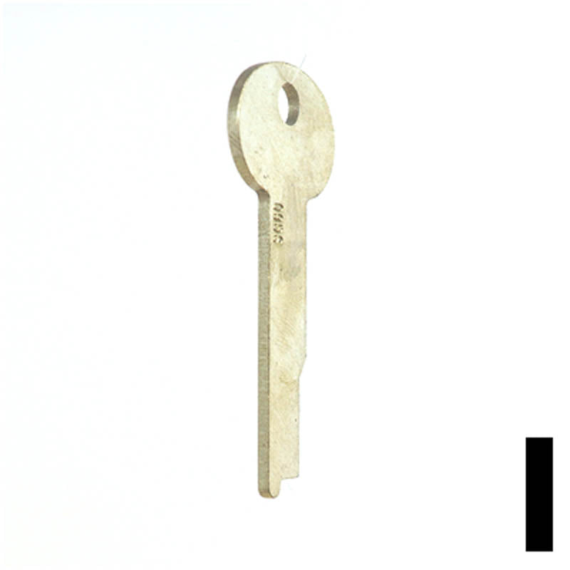 Uncut Key Blank | Flat Steel | S&G | 1063B Flat Steel-Bit-Tubular-Key Ilco