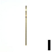 Uncut Key Blank | Flat Steel | S&G | 1063B Flat Steel-Bit-Tubular-Key Ilco