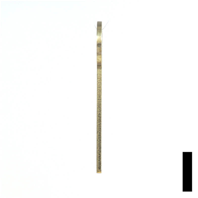 Uncut Key Blank | Flat Steel | S&G | 1063B Flat Steel-Bit-Tubular-Key Ilco