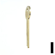 Uncut Key Blank | Flat Steel | S&G | 1063B Flat Steel-Bit-Tubular-Key Ilco