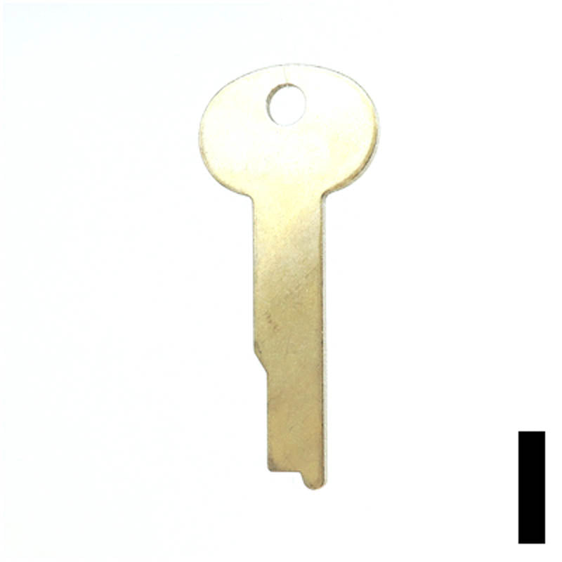 Uncut Key Blank | Flat Steel | S&G | 1063B Flat Steel-Bit-Tubular-Key Ilco