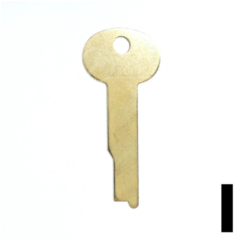 Uncut Key Blank | Flat Steel | S&G | 1063B Flat Steel-Bit-Tubular-Key Ilco