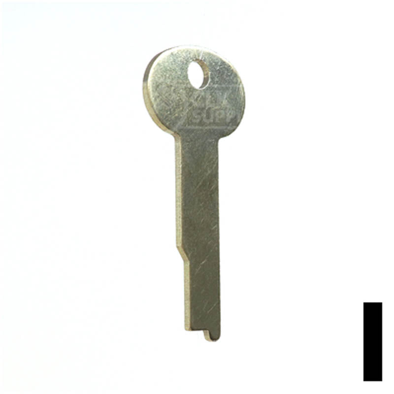 Uncut Key Blank | Flat Steel | S&G | 1063B Flat Steel-Bit-Tubular-Key Ilco
