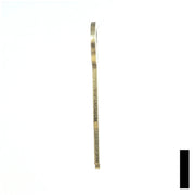 Uncut Key Blank | Flat Steel | S&G | 1063B Flat Steel-Bit-Tubular-Key Ilco