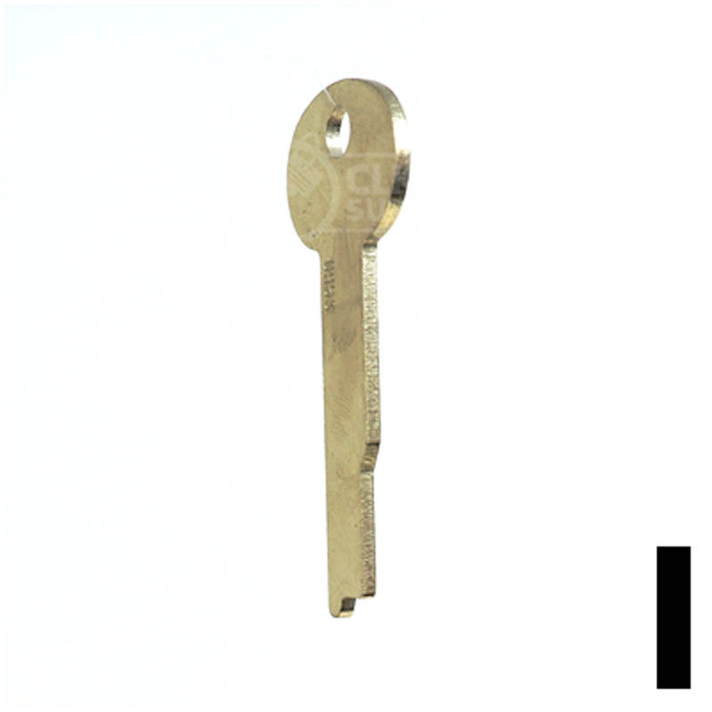 Uncut Key Blank | Flat Steel | S&G | 1063B Flat Steel-Bit-Tubular-Key Ilco