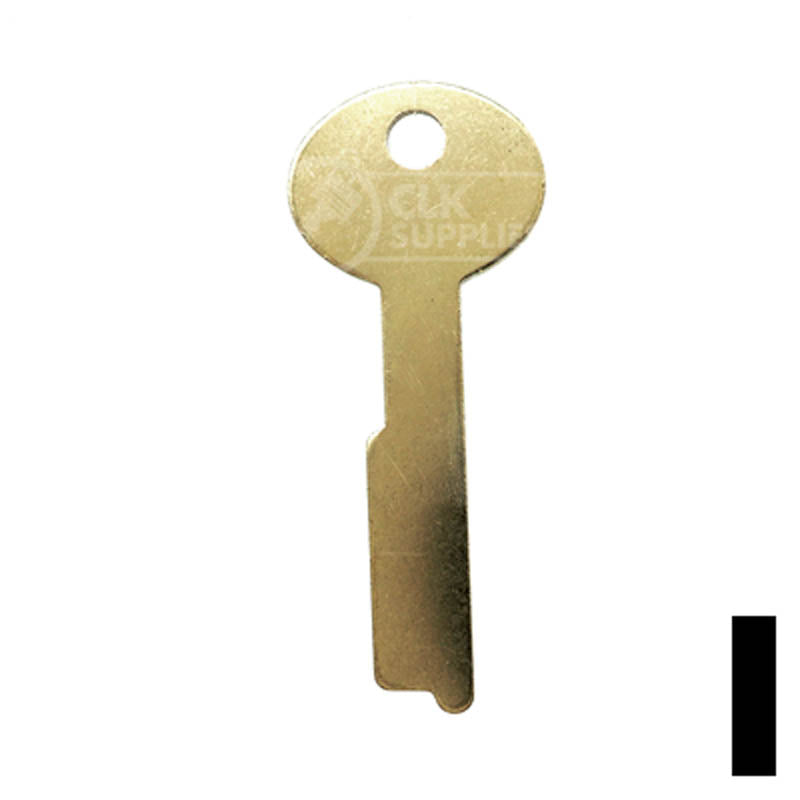 Uncut Key Blank | Flat Steel | S&G | 1063D Flat Steel-Bit-Tubular-Key Ilco