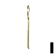 Uncut Key Blank | Flat Steel | S&G | 1063D Flat Steel-Bit-Tubular-Key Ilco