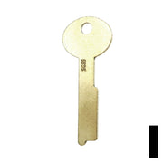 Uncut Key Blank | Flat Steel | S&G | 1063D Flat Steel-Bit-Tubular-Key Ilco