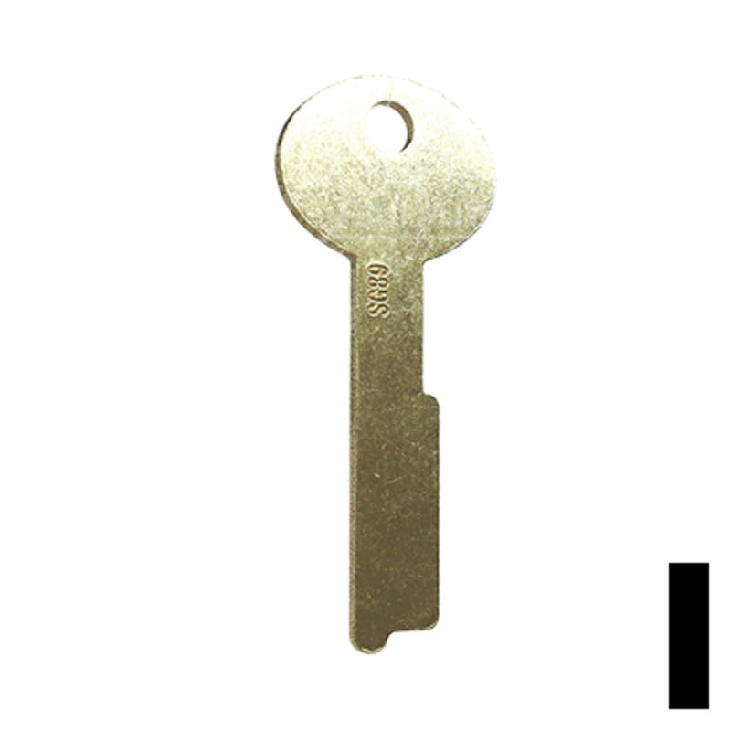 Uncut Key Blank | Flat Steel | S&G | 1063D Flat Steel-Bit-Tubular-Key Ilco