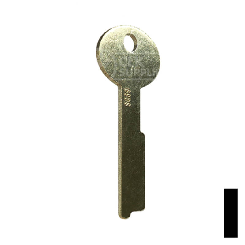 Uncut Key Blank | Flat Steel | S&G | 1063D Flat Steel-Bit-Tubular-Key Ilco