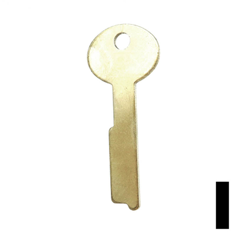 Uncut Key Blank | Flat Steel | S&G | 1063D Flat Steel-Bit-Tubular-Key Ilco