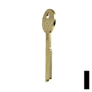 Uncut Key Blank | Flat Steel | S&G | 1063D Flat Steel-Bit-Tubular-Key Ilco