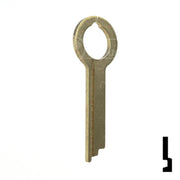 Uncut Key Blank | HHM, York | 1135 Flat Steel-Bit-Tubular-Key Ilco