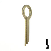 Uncut Key Blank | HHM, York | 1135 Flat Steel-Bit-Tubular-Key Ilco