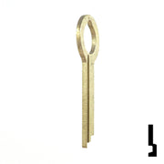 Uncut Key Blank | HHM, York | 1135 Flat Steel-Bit-Tubular-Key Ilco