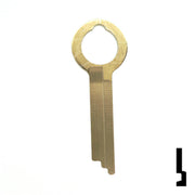 Uncut Key Blank | HHM, York | 1135 Flat Steel-Bit-Tubular-Key Ilco