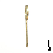 Uncut Key Blank | HHM, York | 1135 Flat Steel-Bit-Tubular-Key Ilco