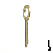 Uncut Key Blank | HHM, York | 1135 Flat Steel-Bit-Tubular-Key Ilco